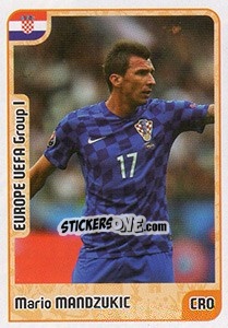 Sticker Mario Mandzukic - Kvalifikacije za svetsko fudbalsko prvenstvo 2018 n. 841 - G.T.P.R School Shop