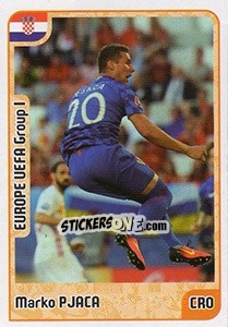 Sticker Marko Pjaca - Kvalifikacije za svetsko fudbalsko prvenstvo 2018 n. 843 - G.T.P.R School Shop