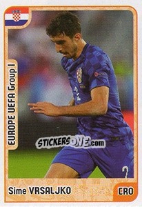 Sticker Sime Vrsaljko - Kvalifikacije za svetsko fudbalsko prvenstvo 2018 n. 845 - G.T.P.R School Shop