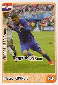 Sticker Mateo Kovacic - Kvalifikacije za svetsko fudbalsko prvenstvo 2018 n. 849 - G.T.P.R School Shop