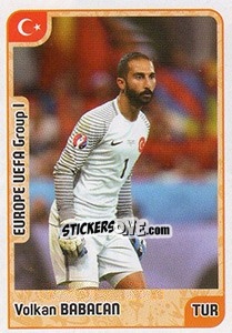 Sticker Volkan Babacan - Kvalifikacije za svetsko fudbalsko prvenstvo 2018 - G.T.P.R School Shop