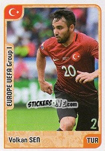 Sticker Volkan Sen - Kvalifikacije za svetsko fudbalsko prvenstvo 2018 - G.T.P.R School Shop