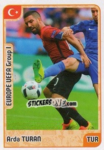 Sticker Arda Turan - Kvalifikacije za svetsko fudbalsko prvenstvo 2018 - G.T.P.R School Shop