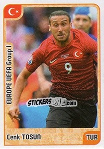 Sticker Cenk Tosun - Kvalifikacije za svetsko fudbalsko prvenstvo 2018 - G.T.P.R School Shop