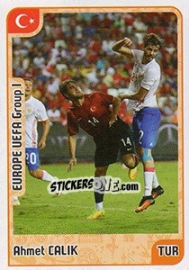 Sticker Ahmet Calik - Kvalifikacije za svetsko fudbalsko prvenstvo 2018 - G.T.P.R School Shop