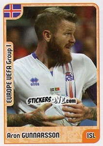 Sticker Aron Gunnarsson - Kvalifikacije za svetsko fudbalsko prvenstvo 2018 n. 875 - G.T.P.R School Shop