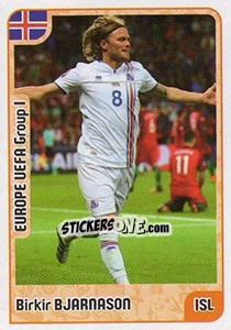 Sticker Birkir Bjarnason - Kvalifikacije za svetsko fudbalsko prvenstvo 2018 - G.T.P.R School Shop