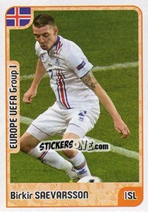 Sticker Birkir Saevarsson - Kvalifikacije za svetsko fudbalsko prvenstvo 2018 n. 880 - G.T.P.R School Shop