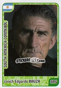 Sticker coach Edgardo Bauza