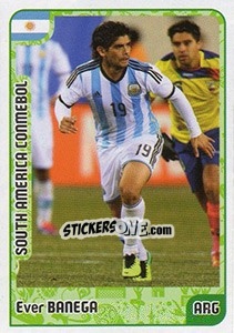 Sticker Ever Banega - Kvalifikacije za svetsko fudbalsko prvenstvo 2018 n. 916 - G.T.P.R School Shop