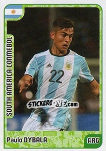 Sticker Paulo Dybala - Kvalifikacije za svetsko fudbalsko prvenstvo 2018 n. 924 - G.T.P.R School Shop