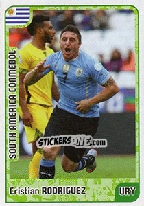 Sticker Cristian Rodriguez - Kvalifikacije za svetsko fudbalsko prvenstvo 2018 n. 931 - G.T.P.R School Shop