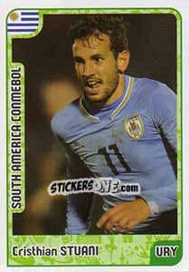 Sticker Cristhian Stuani - Kvalifikacije za svetsko fudbalsko prvenstvo 2018 n. 936 - G.T.P.R School Shop