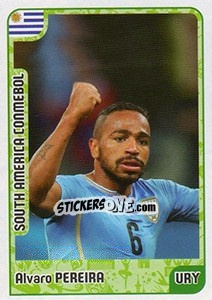 Sticker Alvaro Pereira - Kvalifikacije za svetsko fudbalsko prvenstvo 2018 n. 937 - G.T.P.R School Shop