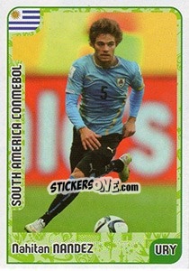 Sticker Nahitan Nandez - Kvalifikacije za svetsko fudbalsko prvenstvo 2018 n. 944 - G.T.P.R School Shop