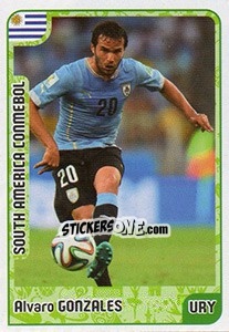 Sticker Alvaro González - Kvalifikacije za svetsko fudbalsko prvenstvo 2018 - G.T.P.R School Shop
