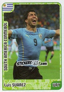 Sticker Luis Suarez - Kvalifikacije za svetsko fudbalsko prvenstvo 2018 n. 947 - G.T.P.R School Shop