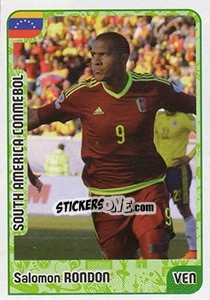 Sticker Salomon Rondon - Kvalifikacije za svetsko fudbalsko prvenstvo 2018 - G.T.P.R School Shop