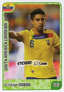 Sticker Christian Noboa - Kvalifikacije za svetsko fudbalsko prvenstvo 2018 n. 960 - G.T.P.R School Shop