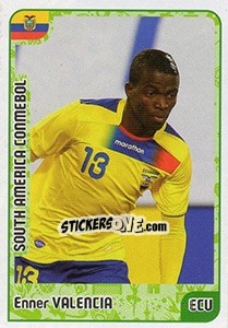 Sticker Enner Valencia - Kvalifikacije za svetsko fudbalsko prvenstvo 2018 n. 962 - G.T.P.R School Shop