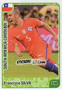 Sticker Francisco Silva - Kvalifikacije za svetsko fudbalsko prvenstvo 2018 - G.T.P.R School Shop