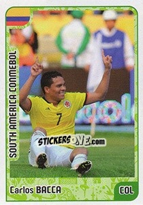 Sticker Carlos Bacca - Kvalifikacije za svetsko fudbalsko prvenstvo 2018 - G.T.P.R School Shop