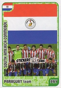Sticker Paraguay team - Kvalifikacije za svetsko fudbalsko prvenstvo 2018 n. 988 - G.T.P.R School Shop