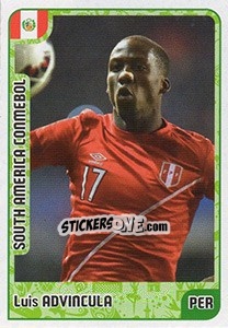Sticker Luis Advinicula - Kvalifikacije za svetsko fudbalsko prvenstvo 2018 n. 1003 - G.T.P.R School Shop