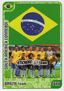 Sticker Brazil team - Kvalifikacije za svetsko fudbalsko prvenstvo 2018 - G.T.P.R School Shop