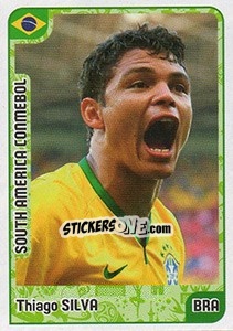 Sticker Thiago Silva - Kvalifikacije za svetsko fudbalsko prvenstvo 2018 n. 1011 - G.T.P.R School Shop