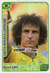 Sticker David Luiz - Kvalifikacije za svetsko fudbalsko prvenstvo 2018 - G.T.P.R School Shop