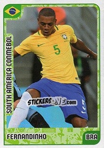 Sticker Fernandinho - Kvalifikacije za svetsko fudbalsko prvenstvo 2018 - G.T.P.R School Shop