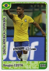 Sticker Douglas Costa - Kvalifikacije za svetsko fudbalsko prvenstvo 2018 - G.T.P.R School Shop