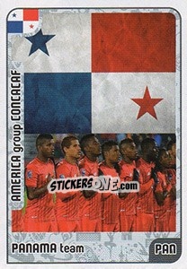 Sticker Panama team - Kvalifikacije za svetsko fudbalsko prvenstvo 2018 - G.T.P.R School Shop