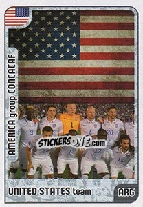 Sticker USA team - Kvalifikacije za svetsko fudbalsko prvenstvo 2018 - G.T.P.R School Shop