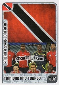 Sticker Trinidad and Tobago team - Kvalifikacije za svetsko fudbalsko prvenstvo 2018 - G.T.P.R School Shop