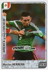 Sticker Hector Herrera - Kvalifikacije za svetsko fudbalsko prvenstvo 2018 n. 1037 - G.T.P.R School Shop