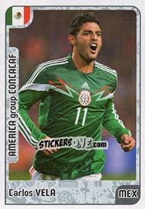 Sticker Carlos Vela - Kvalifikacije za svetsko fudbalsko prvenstvo 2018 n. 1040 - G.T.P.R School Shop