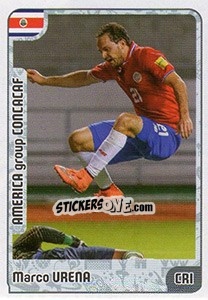 Sticker Marco Urena - Kvalifikacije za svetsko fudbalsko prvenstvo 2018 n. 1055 - G.T.P.R School Shop