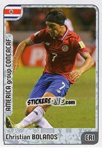 Sticker Christian Bolanos - Kvalifikacije za svetsko fudbalsko prvenstvo 2018 n. 1056 - G.T.P.R School Shop