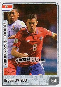 Sticker Bryan Oviedo - Kvalifikacije za svetsko fudbalsko prvenstvo 2018 - G.T.P.R School Shop