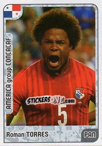 Sticker Roman Torres - Kvalifikacije za svetsko fudbalsko prvenstvo 2018 n. 1060 - G.T.P.R School Shop