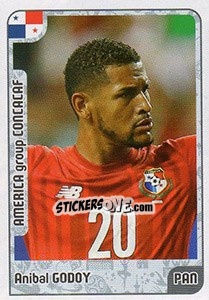 Sticker Anibal Godoy - Kvalifikacije za svetsko fudbalsko prvenstvo 2018 n. 1062 - G.T.P.R School Shop