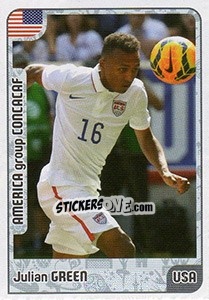 Sticker Julian Green - Kvalifikacije za svetsko fudbalsko prvenstvo 2018 n. 1072 - G.T.P.R School Shop