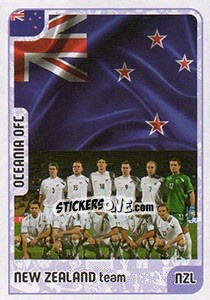 Sticker New Zealand team - Kvalifikacije za svetsko fudbalsko prvenstvo 2018 - G.T.P.R School Shop