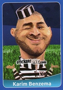 Sticker Karim Benzema - FootballFan 2016 n. 8 - Simulacija