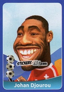 Sticker Johan Djourou - FootballFan 2016 n. 18 - Simulacija
