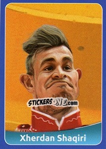 Sticker Xherdan Shaqiri - FootballFan 2016 n. 20 - Simulacija