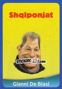 Sticker Slogan / Gianni De Biasi - FootballFan 2016 - Simulacija