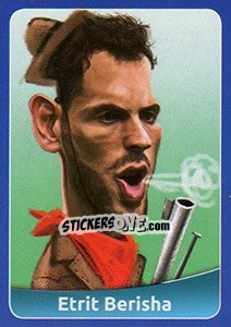 Sticker Etrit Berisha - FootballFan 2016 n. 27 - Simulacija
